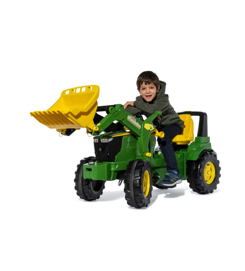 Traktors ar pedāļiem ar kausu rollyFarmtrac Premium II John Deere 7310R (3 - 8 gadiem ) Vācija 730032